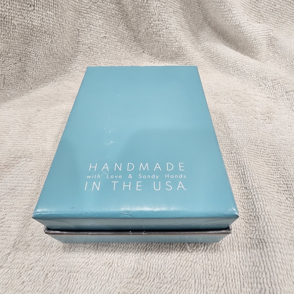 Dune Silver Necklace with Blue Heart Pendant - Picture 9 of 10